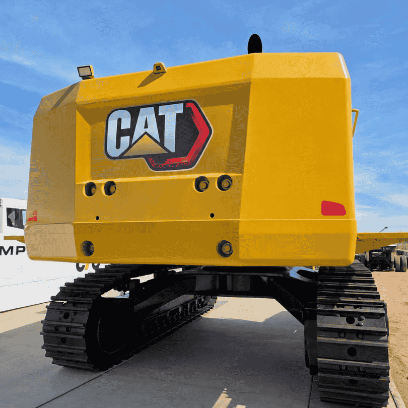 CAT 374L excavator in the CTC yard.