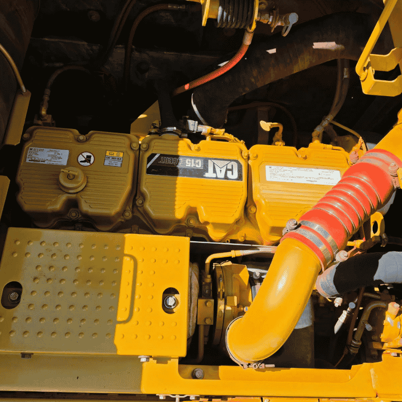 CAT 374L excavator in the CTC yard.