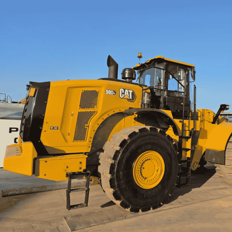 CAT 980L loader in the CTC yard.