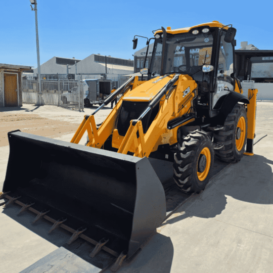 JCB 3CX TLB Eco in the CTC yard.