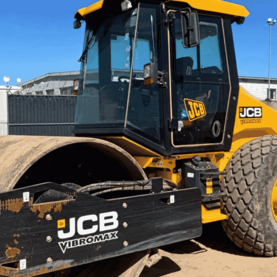 JCB Vibromax 116D Roller in the CTC yard.