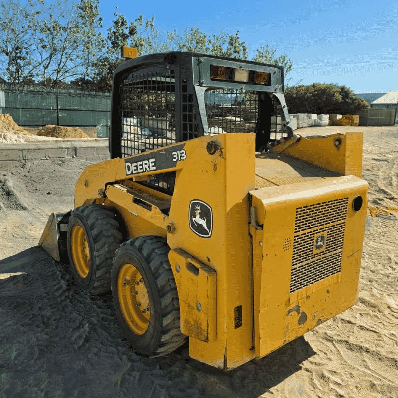 John Deere 313 Skidsteer in the CTC yard